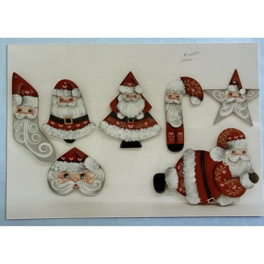 Tole Painting Pattern Packet:  by Rosemary‎ West ~ Rosemary's Santa Collection